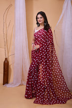 Women's Premium Smooth Georgette Saree with Banglori Silk Blouse Piece