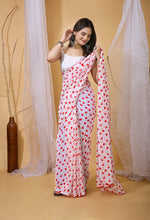 Chic Smooth Georgette Saree | Designer Banglori Silk Unstitched Blouse (0.80M) | Party Wear