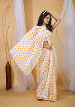 Smooth Georgette Saree for Women with Bangalore Silk Blouse (0.80 m) | Elegant Designer Saree