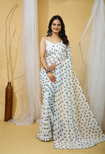 Elegant Solid Georgette Saree for Women | Soft Lightweight Drape with Contrast Silk Blouse