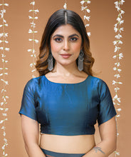 KANCHIPURAM Silk Jacquard Border Saree  With JECARD BORDER Sari