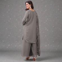 Premium Georgette Top, Bottom & Dupatta Set Lightweight Fluid Georgette Ethnic Suite for Weddings & Parties ANF 6003