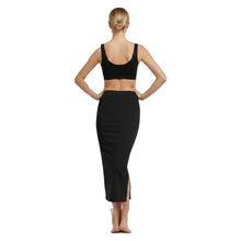 High-Waisted Seamless Shapewear with Stretchable Comfort Band & Side Slit Performance MB-14