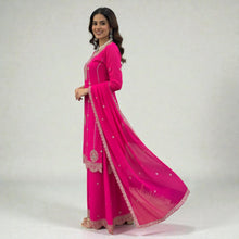 Kaurvaki's Designer Silk Blend Palazzo Suit with Heavy Zari Work Festive Ethnic Wear for Women KD-05