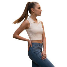 Women’s Trendy Collar Crop Top | Stylish Lycra Stretchable Short Top for Women & Girls