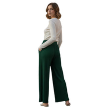 Premium Heavy Lycra Pleated Palazzo Pants – High-Waisted Elastic Comfort Fit MB-13