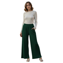 Premium Heavy Lycra Pleated Palazzo Pants – High-Waisted Elastic Comfort Fit MB-13