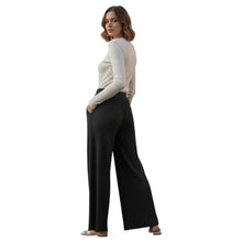 Premium Heavy Lycra Pleated Palazzo Pants – High-Waisted Elastic Comfort Fit MB-13