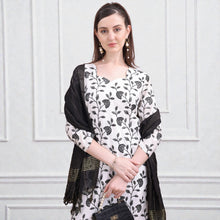 Women's Top, Bottom and Dupatta Daily Wear Traditional Outfit High-Quality Stitched Ethnic Set ANF 6004