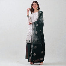 Traditional Festive Wear Outfit with High-Shine Finish Georgette Top and Sharara Set with Dupatta ANF 6005