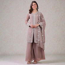 Premium Georgette Top, Bottom & Dupatta Set Lightweight Fluid Georgette Ethnic Suite for Weddings & Parties ANF 6003