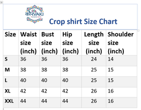 Women's and girls' floral crop shirts in cotton fabric bring breezy, feminine charm with vibrant prints and a cropped silhouette for casual summer vibes