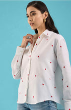 Women's & Girls' Rayon Full Sleeve Shirt - Breathable Relaxed Fit Casual Top Striped or Printed Long Sleeve