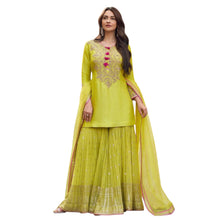 Modern Indian Ethnic Party Wear Top, Palazzo & Dupatta Set for Women ZB-8