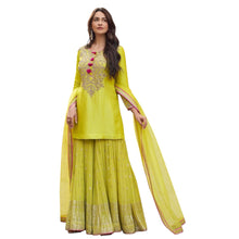 Modern Indian Ethnic Party Wear Top, Palazzo & Dupatta Set for Women ZB-8