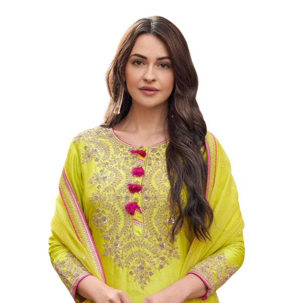 Modern Indian Ethnic Party Wear Top, Palazzo & Dupatta Set for Women ZB-8