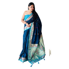 Premium Paithani Soft Silk Saree for Women Luxurious Maharani Style Saree for Weddings VE-2