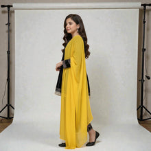 Luxury Viscose Velvet Heavy Sequence Work Full Sleeve Kurti, Pants & Dupatta Set OC-4