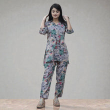Women's Designer Heavy Cotton Solid/Printed Premium Co-ord Set RM-1