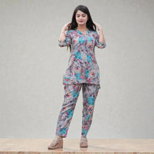 Women's Designer Heavy Cotton Solid/Printed Premium Co-ord Set RM-1