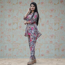 Women's Designer Heavy Cotton Solid/Printed Premium Co-ord Set RM-1