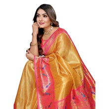 Luxury Banarasi Tissue Silk Saree Fabric for Weddings & Grand Receptions VE-6