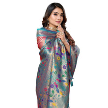 Luxury Banarasi Tissue Silk Saree Fabric for Weddings & Grand Receptions VE-6