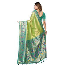 Luxury Banarasi Tissue Silk Saree Fabric for Weddings & Grand Receptions VE-6