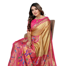Luxury Banarasi Tissue Silk Saree Fabric for Weddings & Grand Receptions VE-6