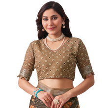 Superior Soft Fabric with High-Definition Digital Print Linen Cotton Saree Lightweight Ethnic Wear AB-2