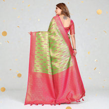 Pure Banarasi Tissue Silk Wedding Wear Saree VE-10
