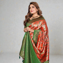 Pure Banarasi Tissue Silk Wedding Wear Saree VE-10