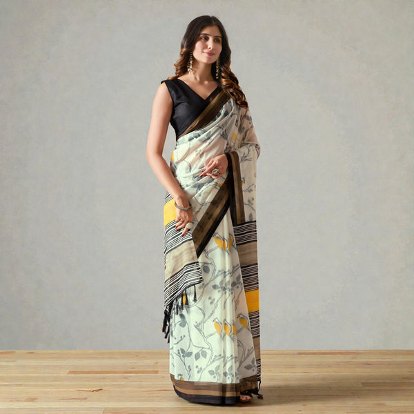 Soft & Smooth Georgette Saree Weightless Comfort Fabric for All-Day Wear Style Saree with Rich Finish AB-5