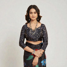 Malai Crepe Silk Saree Superior Soft & Smooth Texture High-Quality Satin Finish Designer Saree AB-7