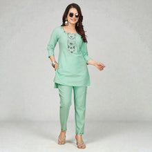 Premium Khadi Cotton Co-ord Set for Women Artisanal Casual & Office Wear RM-4