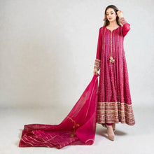 New Designer Party Wear Gown with Pant & Dupatta Set Ready-to-Wear Ethnic 3-Piece Suite for Women ZB-12