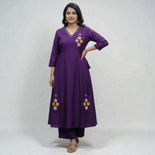 Original Vertican Silk Kurti with Palazzo Ready-to-Wear Party Wear Ethnic 2-Piece Set RM-3