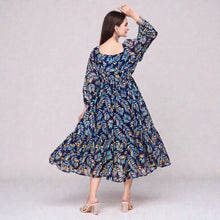 Soft Georgette Long Maxi Dress and Perfect for Vacations, Baby Showers & Evening Brunches RM-5