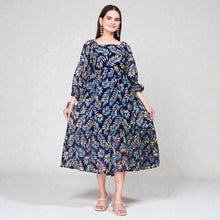 Soft Georgette Long Maxi Dress and Perfect for Vacations, Baby Showers & Evening Brunches RM-5