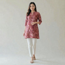 New Lightweight Floral/Solid Designer Ethnic Wear Tunic RM-6