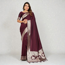 Soft Summer Silk Banarasi Saree Easy-to-Drape Lightweight Designer Saree with Rich Pallu VE-