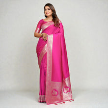 Soft Summer Silk Banarasi Saree Easy-to-Drape Lightweight Designer Saree with Rich Pallu VE-