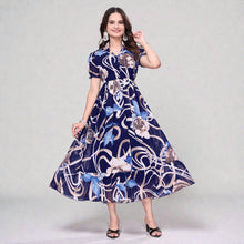Premium Georgette Long Maxi Dress for Women Elegant Floral Print Anarkali Style Evening Gown RM-10