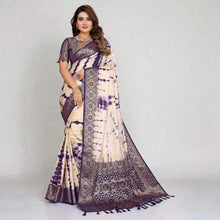 Pure Sibori Soft Satin Silk Saree | Original Shibori Tie-Dye with Rich Zari Weaving Border Big Broad Border Designer Saree Elegant Party Wear Collection VE-12