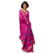 Women's Everyday Traditional Ethnic Wear Spun Cotton Handloom Saree AB-40