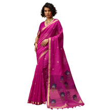 Women's Everyday Traditional Ethnic Wear Spun Cotton Handloom Saree AB-40
