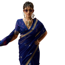 Women's Everyday Traditional Ethnic Wear Spun Cotton Handloom Saree AB-40