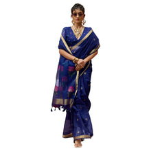 Women's Everyday Traditional Ethnic Wear Spun Cotton Handloom Saree AB-40