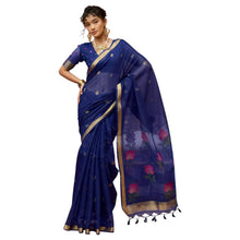 Women's Everyday Traditional Ethnic Wear Spun Cotton Handloom Saree AB-40