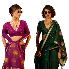 Breathable Everyday Ethnic Wear for Women Soft Texture & Elegant Sheer Finish Saree AB-40-1
